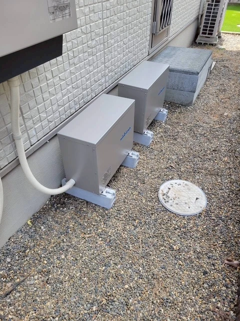 住宅に設置された蓄電池